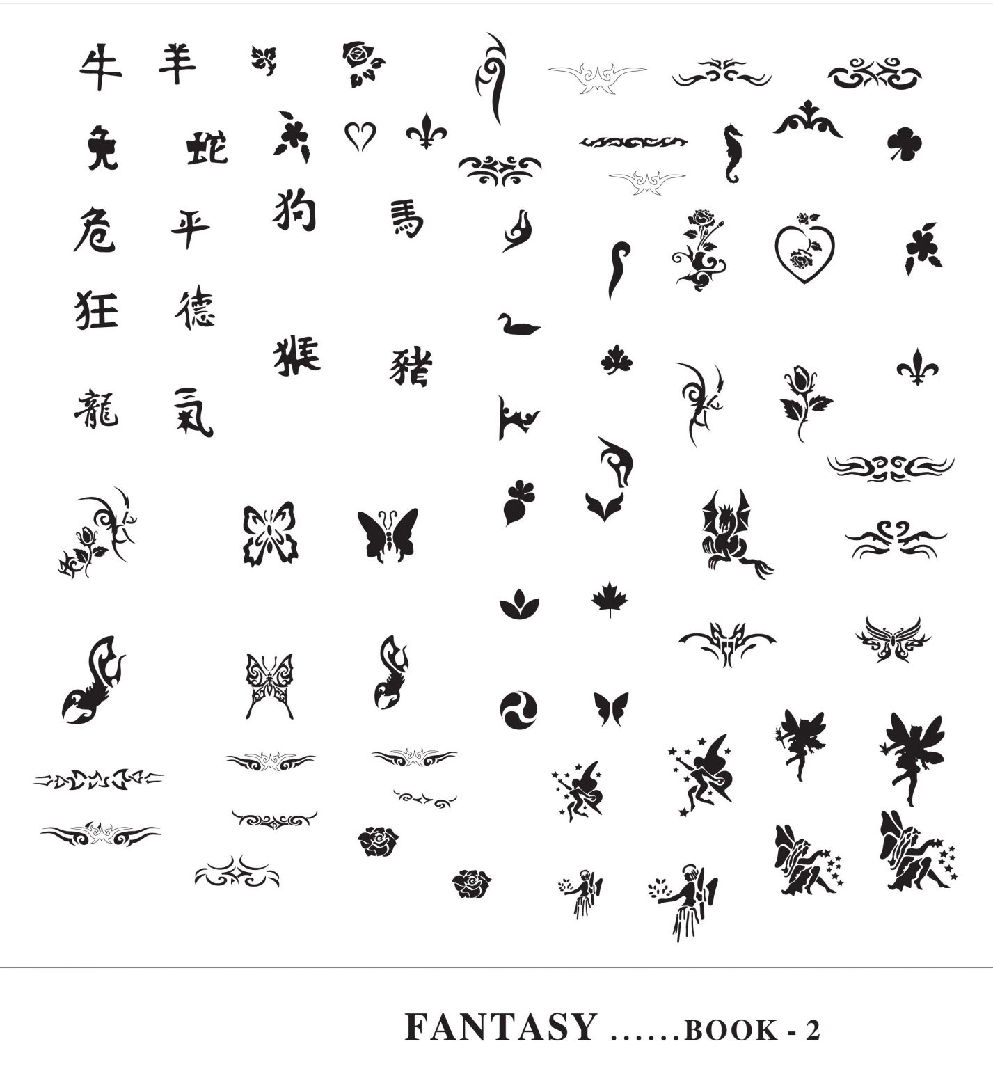 STENCILS --BOOKS